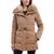 商品第2个颜色Husk, Michael Kors | Women's Faux-Fur-Collar Hooded Down Puffer Coat, Created for Macy's