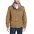 商品Levi's | Levi's Men's Washed Cotton Hooded Military Jacket颜色Worker Brown/Polytwill Lined