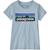 商品第3个颜色Steam Blue, Patagonia | P-6 Logo T-Shirt - Girls'