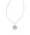 颜色: Silver Abalone W, Kendra Scott | Letter Disc Pendant Necklace