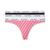 Calvin Klein | Carousel Cotton 3-Pack Thong Underwear QD3587, 颜色Black/White/Pink Heart Print
