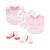 商品第1个颜色Pink, Little Treasure | 5-Piece Bib and Sock Set