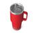 颜色: Rescue Red, YETI | YETI Rambler Tumbler with Handle and Straw Lid, Vacuum Insulated Travel Mug, Stainless Steel