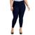 color Indigo Rinse, Celebrity Pink | Trendy Plus Size High Rise Skinny Ankle Jeans