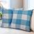 ��颜色: sky blue & white, Zulay Kitchen | Pack of 2 Buffalo Plaid Throw Pillow Covers (18x18 Inch)