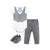 商品第2个颜色Gray, Little Treasure | Baby Boys Dressy Bodysuit, Pant and Shoe Set