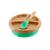 商品第1个颜色Evergreen, Avanchy | Bamboo Baby Plate and Spoon