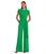 Ralph Lauren | Tie-Front Jersey Wide-Leg Jumpsuit, 颜色Green Topaz