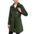 Michael Kors | Women's Asymmetric Wool Blend Wrap Coat, 颜色Jade