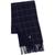 color Hunter Navy, Ralph Lauren | Men's Reversible Windowpane Scarf
