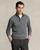 Ralph Lauren | Cotton Blend Double Knit Quarter Zip Mock Neck Sweater, 颜色Gray