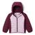 商品Columbia | Columbia Toddler Girls' Powder Lite Hooded Jacket颜色Marionberry / Aura