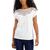 商品Tommy Hilfiger | Women's Lace-Trimmed T-Shirt颜色Bright White