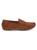 Massimo Matteo | Suede Driving Penny Loafers, 颜色BROWN