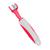 商品第2个颜色pink, Pet Life | Pet Life  'Denta-Clean' Dual-Sided Action Bristle Pet Toothbrush