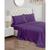 商品Juicy Couture | 100% Polyester Satin 4 Piece Sheet Set颜色Purple