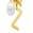 颜色: Gold-Z, ADORNIA | 14K Gold Plated Initial & Pearl Pendant Necklace