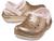 Crocs | Classic Lined Glitter Clog (Little Kid/Big Kid), 颜色Gold/Barely Pink