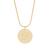 商品第4个颜色Gold - D, brook & york | 14K Gold Plated Wren Initial Pendant Necklace