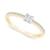 商品第2个颜色Yellow Gold, Macy's | Diamond Princess Engagement Ring (1/2 ct. t.w.) in 14k Gold