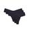 颜色: Black/Black/Black, Hanky Panky | BreatheSoft Natural Rise Thong 3-Pack