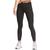 CHAMPION | Champion Womens Stretch Mid Rise Athletic Leggings, 颜色Black