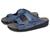 颜色: Silver/Blue, SAS | Cozy Adjustable Comfort Slide Sandal