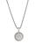 颜色: A/Silver, David Yurman | Sterling Silver Cable Collectibles Initial Charm Necklace with Diamonds, 18"
