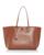 color Tan, Burberry | Soft Leather Tote