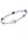 颜色: Sapphire, Macy's | Emerald Rope Link Bracelet (3 ct. t.w.) in Gold-Plated Sterling Silver (Also in Ruby & Sapphire)