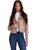 Steve Madden | Not Your Baby Womens Faux Suede Asymmetric Motorcycle Jacket, 颜色birch