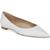 color White Leather, Sam Edelman | Sam Edelman Womens Stacey Leather Slip On Pointed Toe Flats