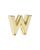 商品第23个颜色Gold - W, Moleskine | Initial Gold Plated Notebook Charm