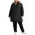 Ralph Lauren | Women's Plus Size Faux-Fur-Trim Hooded Puffer Coat, 颜色Black