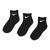 颜色: Black-Black, NIKE | Nike Kids Ankle 3 Pack - Unisex Socks