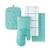 颜色: Aqua Sky, KitchenAid | Quilted Cotton Terry Cloth Kitchen Towel, Oven Mitt, Potholder 4-Pack Set,