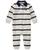 颜色: Light Sport Heather Multi, Ralph Lauren | Striped Cotton Rugby Coverall (Infant)