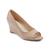 颜色: Medium Natural Patent, Easy Spirit | Women's Coleen Open-Toe Slip-On Dress Wedges