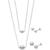 商品Belle de Mer | 4-Pc. Set White Cultured Freshwater Pearl Mommy & Me Pendant Necklaces and Stud Earrings in Sterling Silver, (Also in Black, Pink, & Gray) Cultured Freshwater Pearl), Created for Macy's颜色White