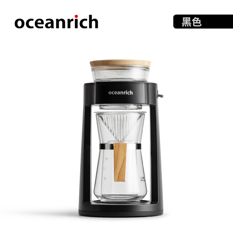 商品第1个颜色黑色, oceanrich | 【国内直发】欧新力奇（oceanrich） 手冲咖啡壶套装家用过滤美式滴滤咖啡机煮咖啡壶