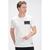 color Off White, RON TOMSON | Men's Modern Fitted Panel T-shirt