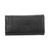 color Black, Mancini Leather Goods | Women's Pebbled Collection RFID Secure Trifold Wing Wallet