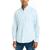 商品Nautica | Men's Classic-Fit Long-Sleeve Pocket Gingham Check Poplin Shirt颜色Soft Blue Gingham