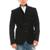 color Navy, RON TOMSON | Men's Modern Casual Stand Collar Sports Jacket