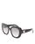 商品Celine | Butterfly Sunglasses, 55mm颜色Black/Gray Gradient