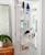 颜色: White, Household Essentials | Over-the-Door 6-Shelf Storage Rack