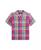 颜色: 906 Pink  Blue Multi, Ralph Lauren | Big Boys Plaid Linen Camp Shirt