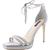 color Gray Fabric, Nine West | Nine West Womens Zaedyn 2 Satin Ankle Strap Pumps
