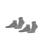 FALKE | Happy 2-Pack Sneaker Sock, 颜色Light Grey