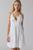 颜色: White, Urban Outfitters | Kimchi Blue Phoebe Cotton Open-Back Halter Knee Length Dress